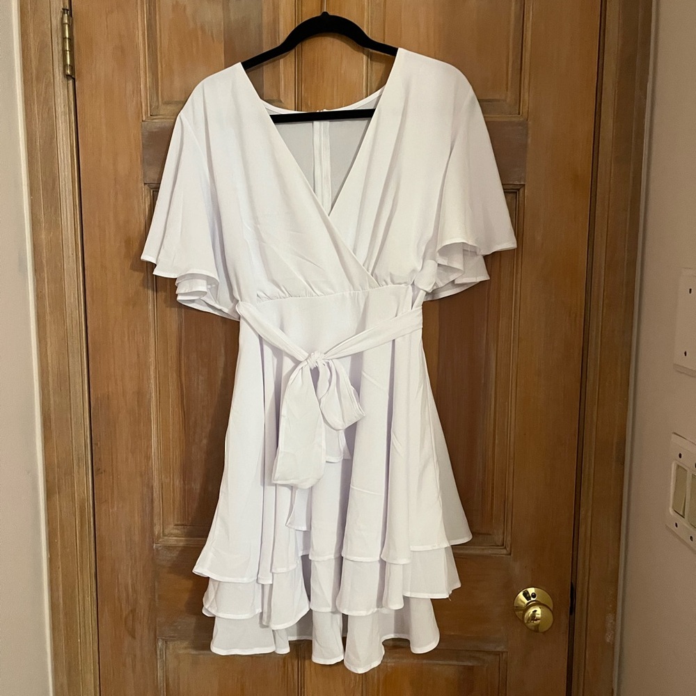 super cute white dress
